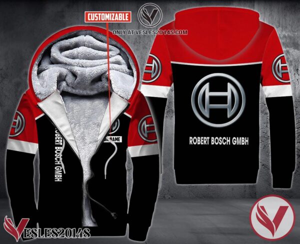 Personalized Robert Bosch Gmbh Uniform Fleece Hoodie, Unique Gifts For Employee - Vesles2014S 1