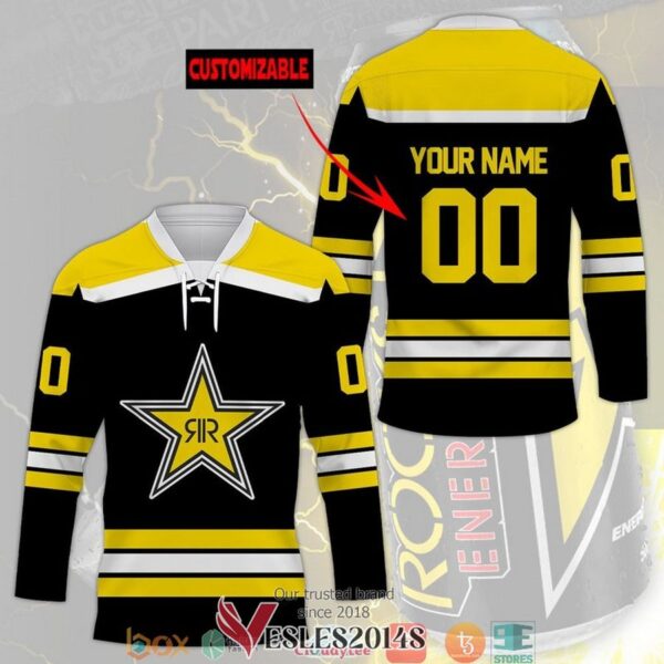 Personalized Rockstar Energy Jersey Hockey Shirt, Trending Gifts For Fans - Vesles2014s