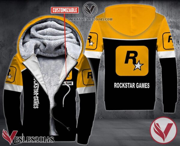 Personalized Rockstar Games Uniform Fleece Hoodie, Unique Gifts For Employee - Vesles2014S 1