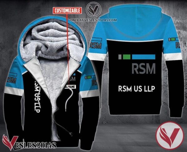 Personalized Rsm Us Llp Uniform Fleece Hoodie, Unique Gifts For Employee - Vesles2014S 1