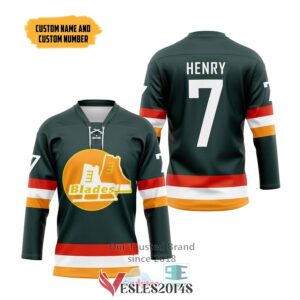 Personalized SS Broom County Blades Hockey Jersey, Trending Gifts For Fans - Vesles2014s 2