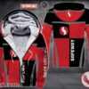 Personalized Safeway Black Red Uniform Custom Fleece Hoodie, Unique Gifts For Employee - Vesles2014S 1