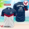 Personalized Samuel Adams Blue And White Baseball Jersey, Perfect Gifts For Fans - Vesles2014S