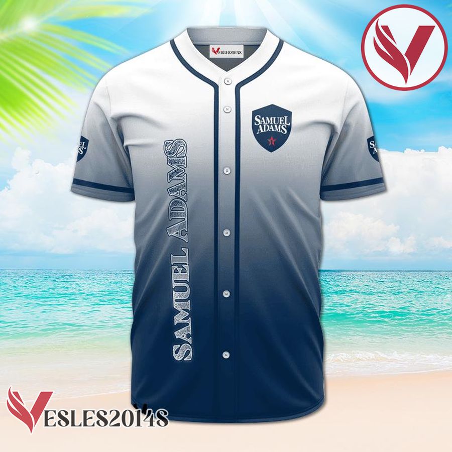 Personalized Samuel Adams Gradient Baseball Jersey, Perfect Gifts For Fans - Vesles2014S 2
