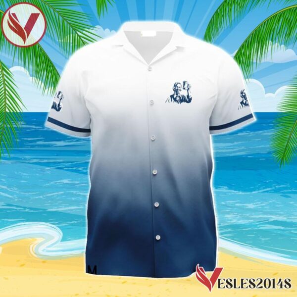 Personalized Samuel Adams Gradient Hawaiian Shirt, Best Summer Gifts For Fans - Vesles2014S 1