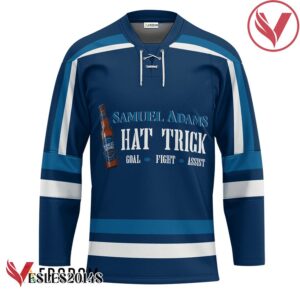 Personalized Samuel Adams Hat Trick Hockey Jersey - Vesles2014S 1