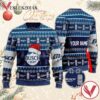 Personalized Santa Hat Busch Light Christmas Sweater, Unique Winter Outfits For Fans - Vesles2014S  1