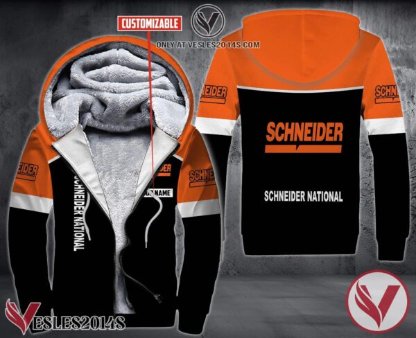 Personalized Schneider National Uniform Fleece Hoodie, Unique Gifts For Employee - Vesles2014S 1