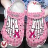 Personalized Skeleton Breast Cancer Clog Shoes Dh, Unique Gift From  Vesles2014S