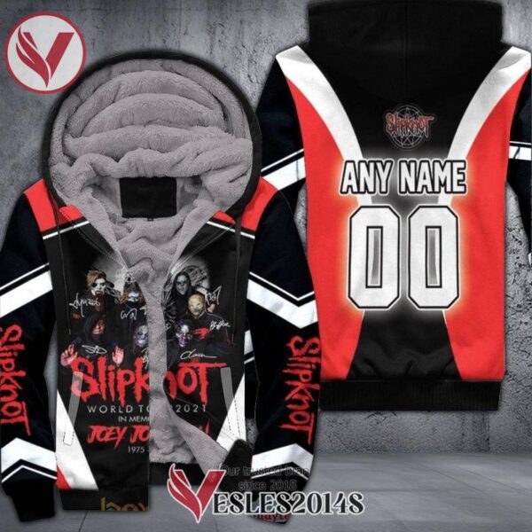 Personalized Slipknot World Tour 2021 In Memory Of Joey Jordison 1975 2021 custom Fleece hoodie, Best Outfit For Fans Sport - Vesles2014S 1