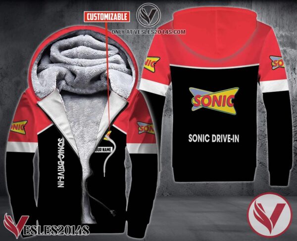 Personalized Sonic Drive-In Uniform CustomFleece Hoodie, Unique Gifts For Employee - Vesles2014S 1