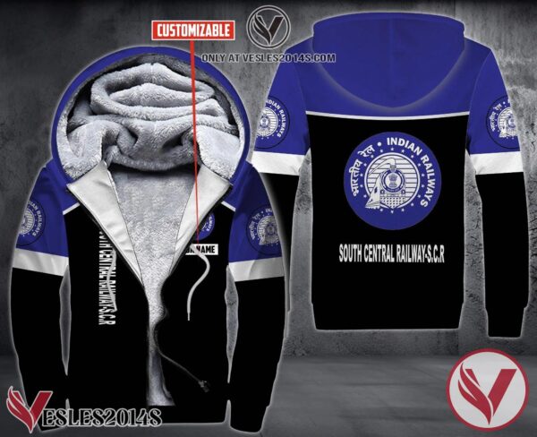 Personalized South Central Railway-S.C.R Uniform Custom Fleece Hoodie, Unique Gifts For Employee - Vesles2014S 1