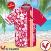 Personalized St. Louis Cardinals Flowery Red Hawaiian Shirt And Short, Unique Gifts For Friends - Vesles2014S 1