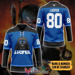 Personalized Star Wars Boba Fett Hockey Jersey, Trending Gifts For Fans - Vesles2014s 3