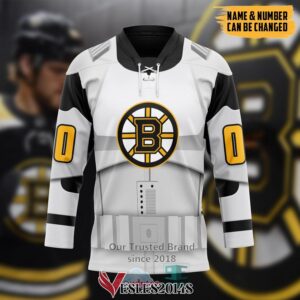 Personalized Star Wars x Boston Bruins May The 4th Be With You Hockey Jersey, Trending Gifts For Fans - Vesles2014s 3