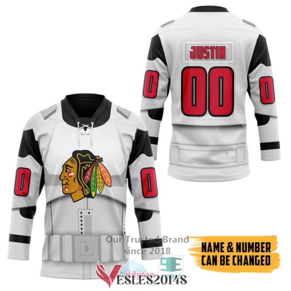 Personalized Star Wars x Chicago BlackHawks May The 4th Be With You Hockey Jersey, Trending Gifts For Fans - Vesles2014s 2