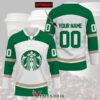 Personalized Starbucks Hockey Jersey, Trending Gifts For Fans - Vesles2014s