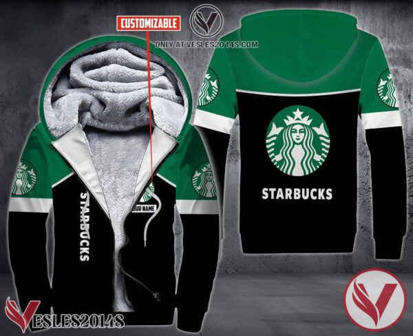 Personalized Starbucks Uniform Fleece Hoodie, Unique Gifts For Employee - Vesles2014S 1