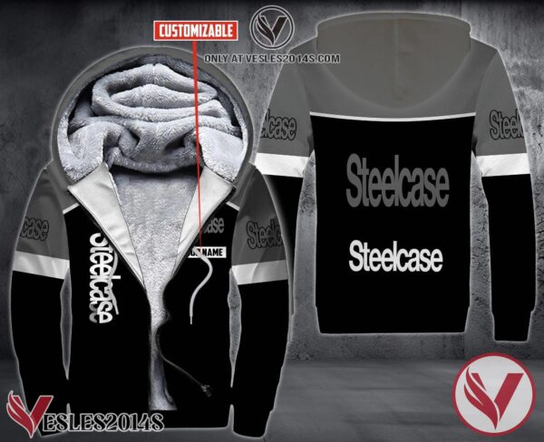 Personalized Steelcase Uniform Fleece Hoodie, Unique Gifts For Employee - Vesles2014S 1
