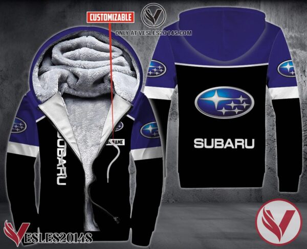 Personalized Subaru Uniform Fleece Hoodie, Unique Gifts For Employee - Vesles2014S 1
