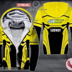 Personalized Subway Uniform Custom Fleece Hoodie, Unique Gifts For Employee - Vesles2014S 1