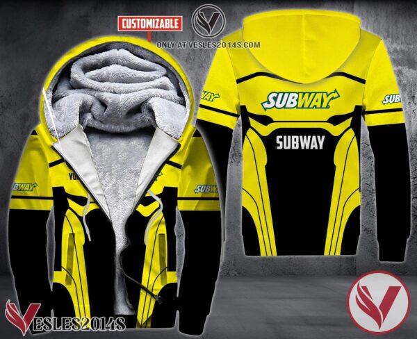 Personalized Subway Uniform Custom Fleece Hoodie, Unique Gifts For Employee - Vesles2014S 1