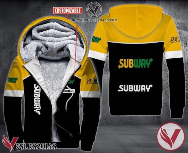 Personalized Subway Uniform CustomFleece Hoodie, Unique Gifts For Employee - Vesles2014S 1