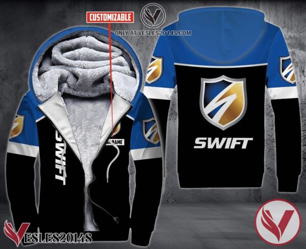 Personalized Swift Transportation Uniform Fleece Hoodie, Unique Gifts For Employee - Vesles2014S 1