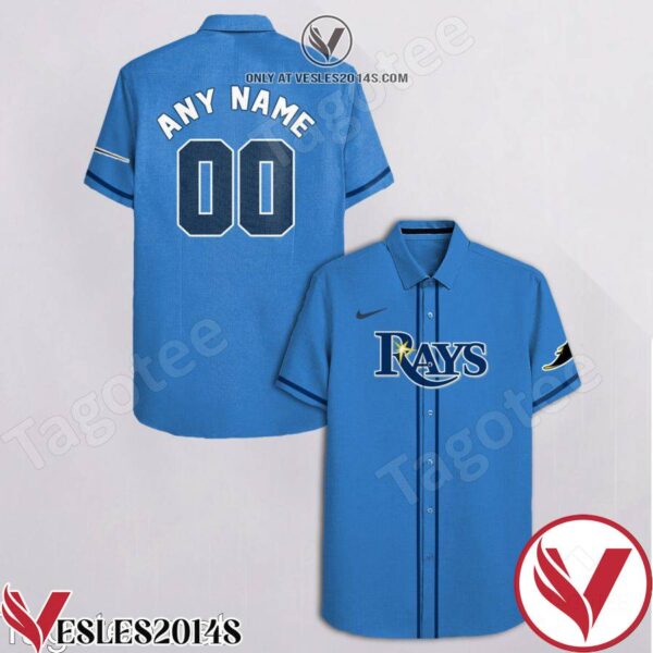 Personalized Tampa Bay Rays Blue Gift For Fans Hawaiian Shirt And Short, Unique Gifts For Friends - Vesles2014S 1