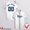 Personalized Tampa Bay Rays White Hawaiian Shirt And Short, Unique Gifts For Friends - Vesles2014S 1