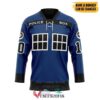 Personalized Tardis Doctor Who Hockey Jersey, Trending Gifts For Fans - Vesles2014s