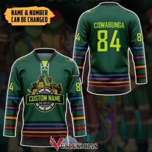 Personalized Teenage Mutant Ninja Turtles Hockey Jersey, Trending Gifts For Fans - Vesles2014s 2