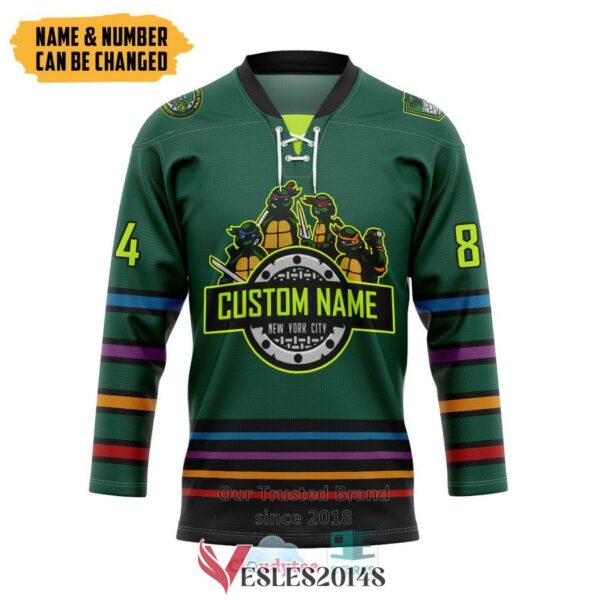 Personalized Teenage Mutant Ninja Turtles Hockey Jersey, Trending Gifts For Fans - Vesles2014s