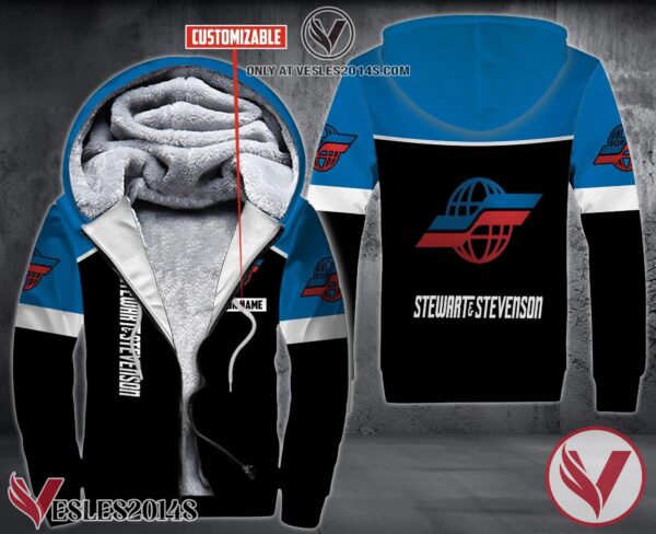 Personalized Tewart & Stevenson Uniform Custom Fleece Hoodie, Unique Gifts For Employee - Vesles2014S 1