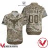 Personalized Texas Longhorns Camouflage Pattern Hawaiian Shirt, Unique Gifts For Friends - Vesles2014S 1