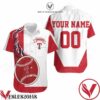 Personalized Texas Rangers Red And White Hawaiian Shirt, Unique Gifts For Friends - Vesles2014S 1