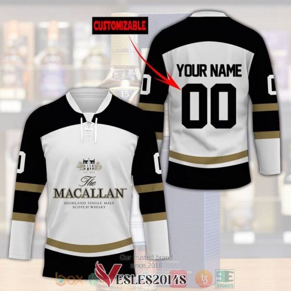 Personalized The Macallan Highland Single Malt Scotch Whisky custom Hockey jersey, Trending Gifts For Fans - Vesles2014s