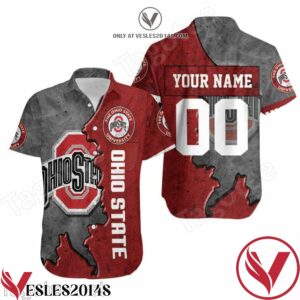 Personalized The Ohio State Buckeyes University Hawaiian Shirt, Unique Gifts For Friends - Vesles2014S 1