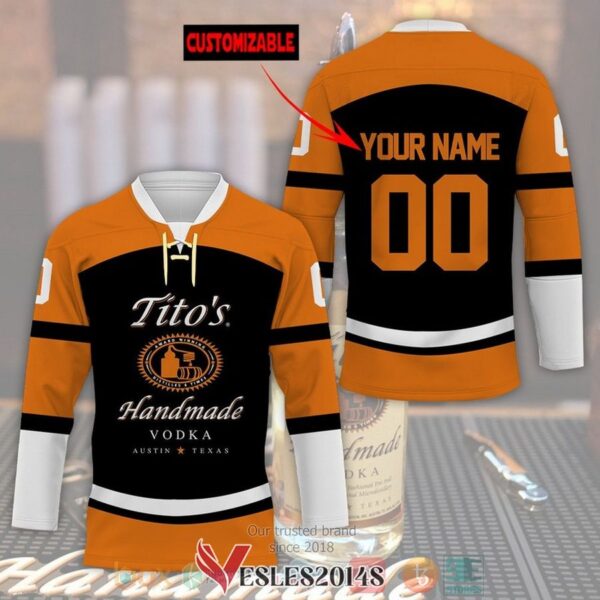 Personalized Tito's Handmade Vodka custom Hockey jersey, Trending Gifts For Fans - Vesles2014s