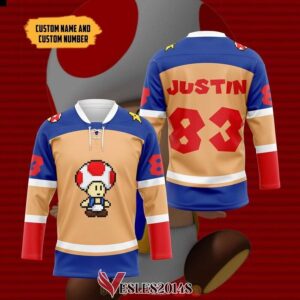 Personalized Toad Sports Hockey jersey, Trending Gifts For Fans - Vesles2014s 3