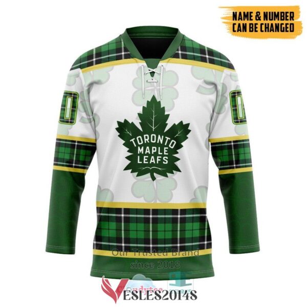 Personalized Toronto Maple Leafs St Patrick Day Hockey Jersey, Trending Gifts For Fans - Vesles2014s