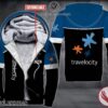 Personalized Travelocity Uniform Fleece Hoodie, Unique Gifts For Employee - Vesles2014S 1