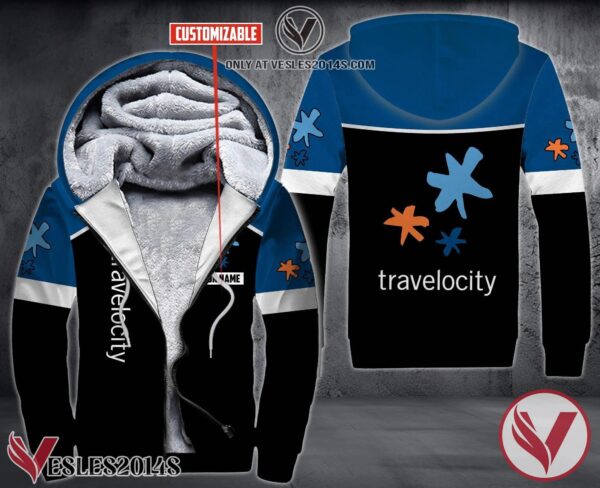 Personalized Travelocity Uniform Fleece Hoodie, Unique Gifts For Employee - Vesles2014S 1