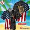 Personalized Tropical Vibes American Flag Guinness Beer Hawaiian Shirt, Best Summer Gifts For Fans - Vesles2014S