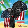 Personalized Tropical Vibes American Flag Kraken Rum Hawaiian Shirt, Best Summer Gifts For Fans - Vesles2014S