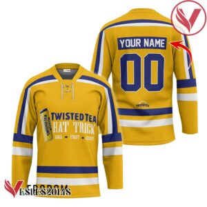 Personalized Twisted Tea Hat Trick Hockey Jersey - Vesles2014S