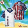 Personalized Twisted Tea US Flag Smoke Hawaiian Shirt, Best Summer Gifts For Fans - Vesles2014S