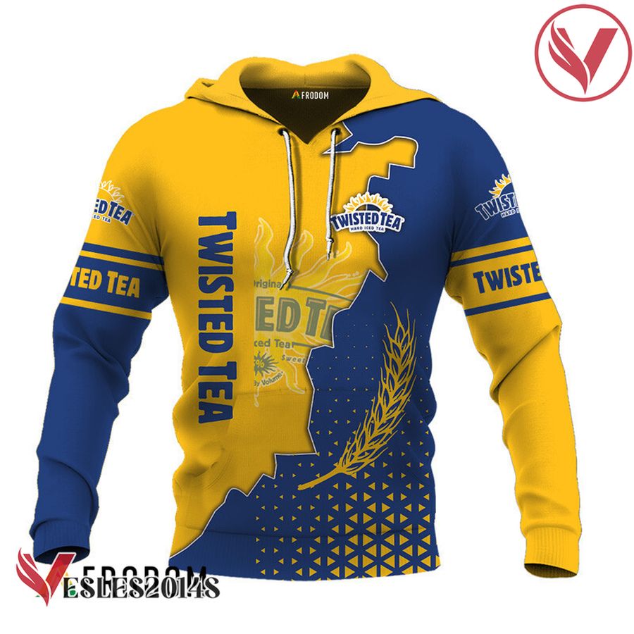 Personalized Twisted Tea Yellow And Blue Cracking Hoodie & Zip Hoodie - Vesles2014S 1