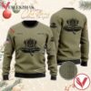 Personalized U.S Flag Crown Royal Ugly Sweater, Unique Winter Outfits For Fans - Vesles2014S  1