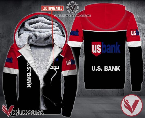 Personalized U.S. Bank Uniform Fleece Hoodie, Unique Gifts For Employee - Vesles2014S 1